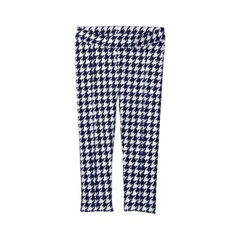 Janie And jack Houndstooth Ponte Pant In Navy Houndstooth Size 3T Girls